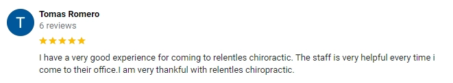 Chiropractic Calhoun GA Testimonial Tomas R